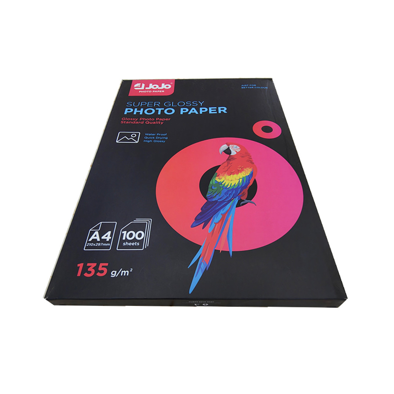 Papel fotográfico brillante impermeable de alto brillo 135g