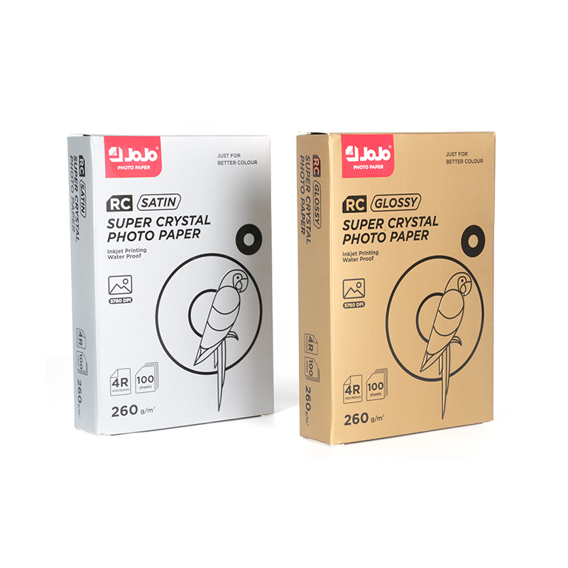 Papel fotográfico brillante RC impermeable 260g
