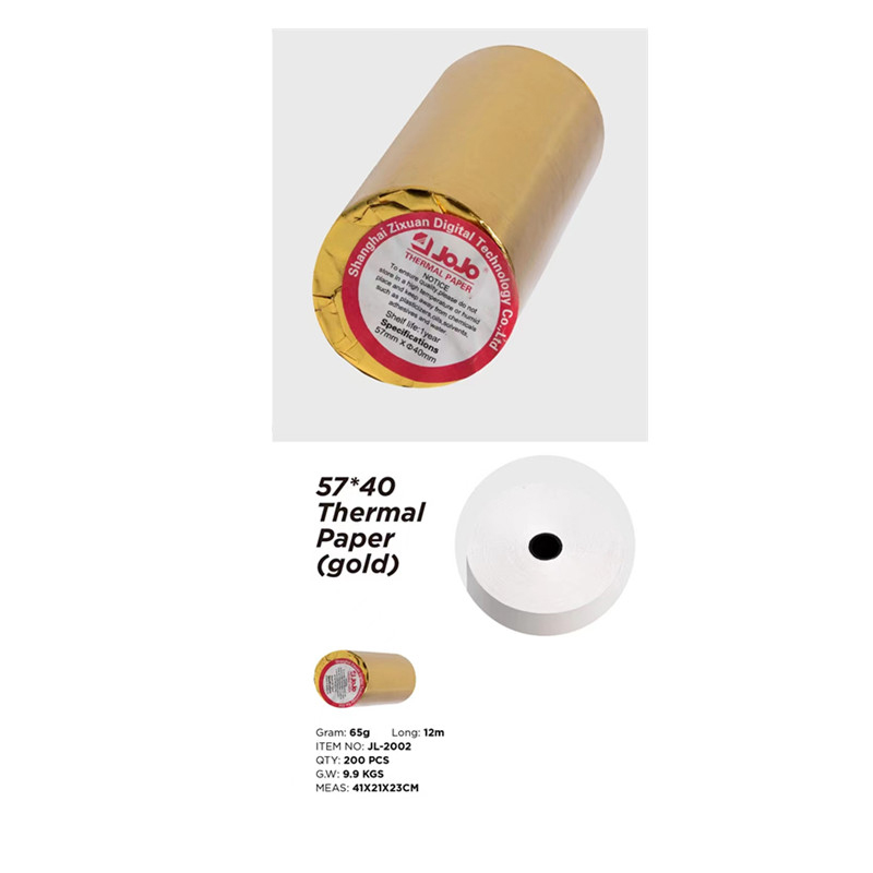 JL-2002 Papel térmico duradero y compatible de 57*40mm