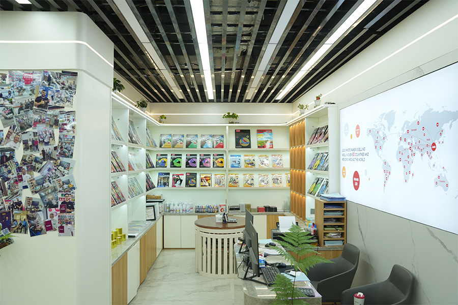 Área de exhibición de productos básicos