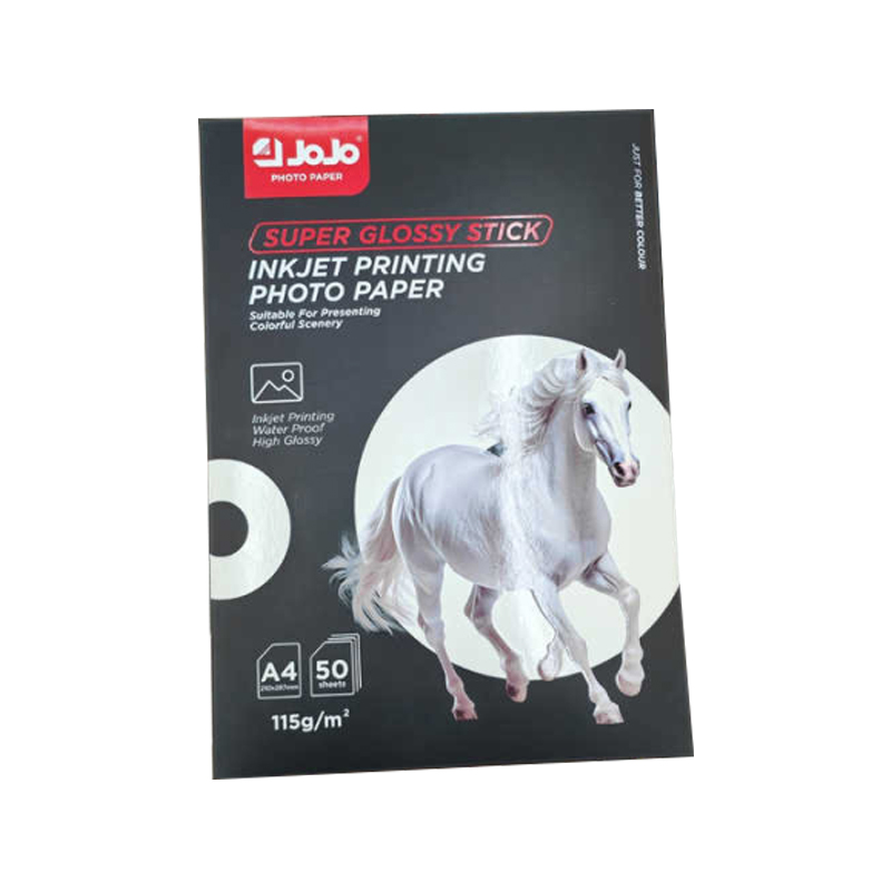 Papel fotográfico autoadhesivo de alto brillo impermeable 115g